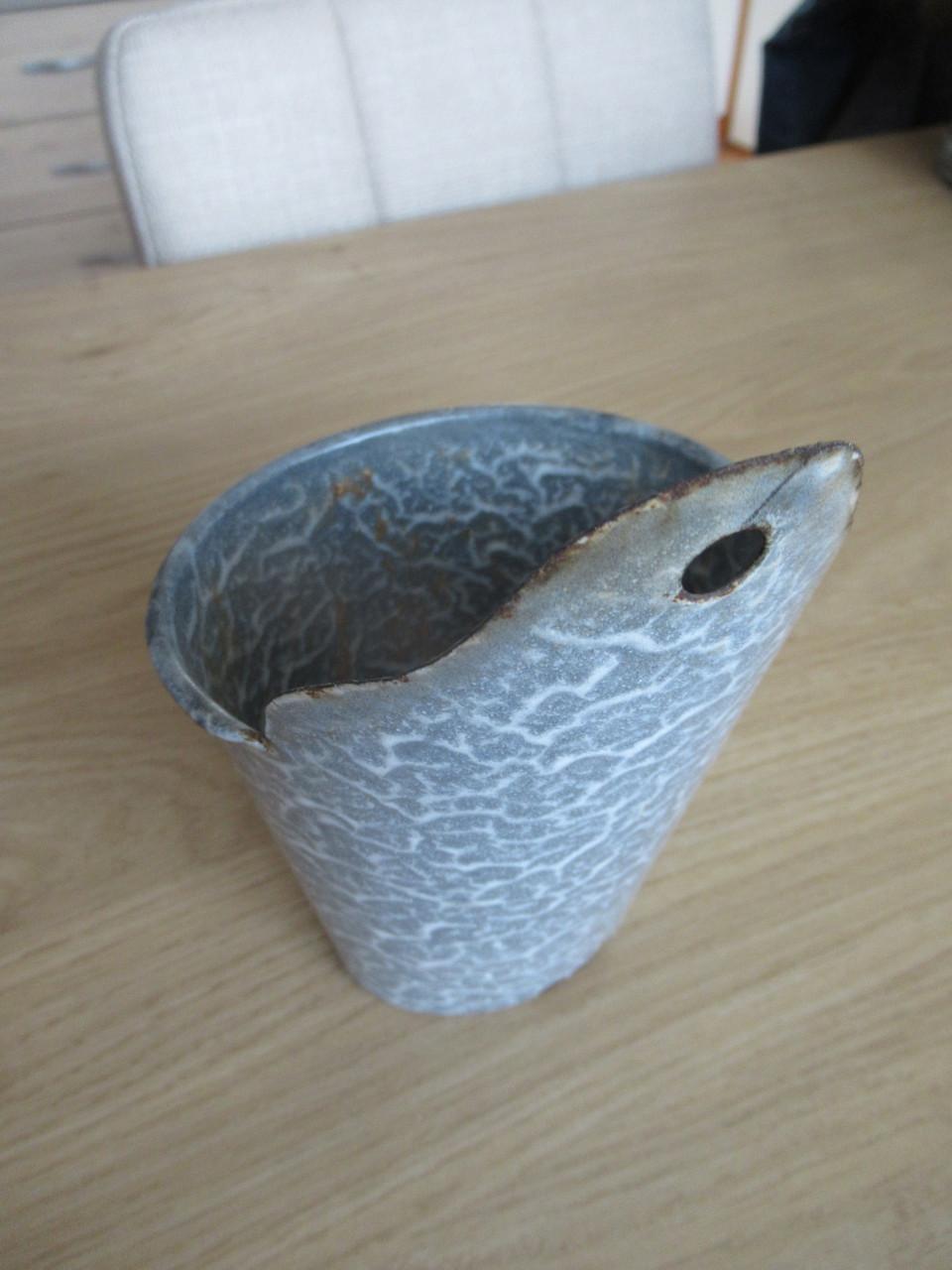 Antiek zeepbakje, email.