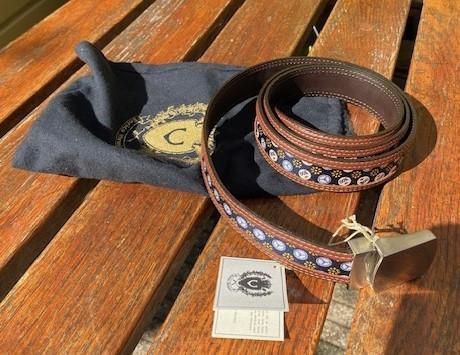 Vernizzi nieuwe lederen riem 1.20m