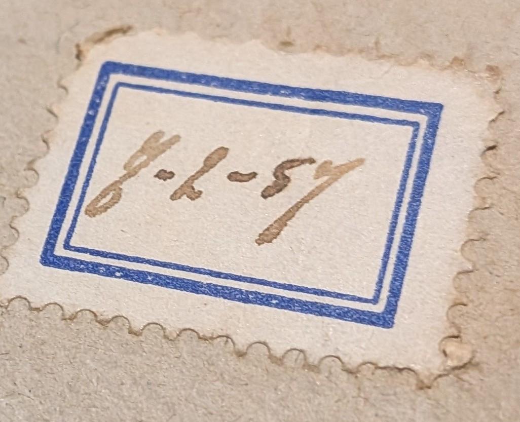 Retro taartschep in originele doos