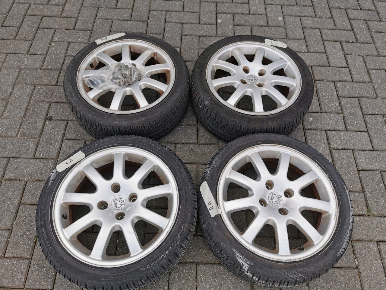 16 INCH PEUGEOT GTi VELGEN
