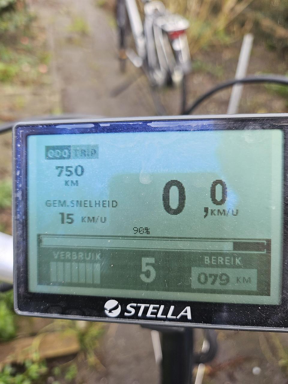 Stella Nantes lage instap e- bike maar 750 km