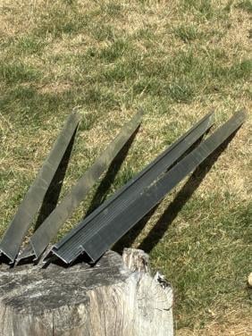Daktrim aluminium 45 mm x 45 mm, lengte 2500 mm