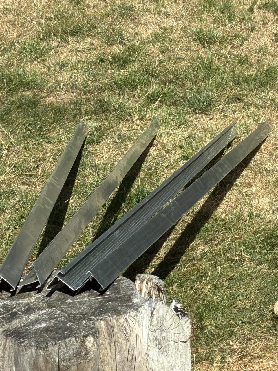 Daktrim aluminium 45 mm x 45 mm, lengte 2500 mm
