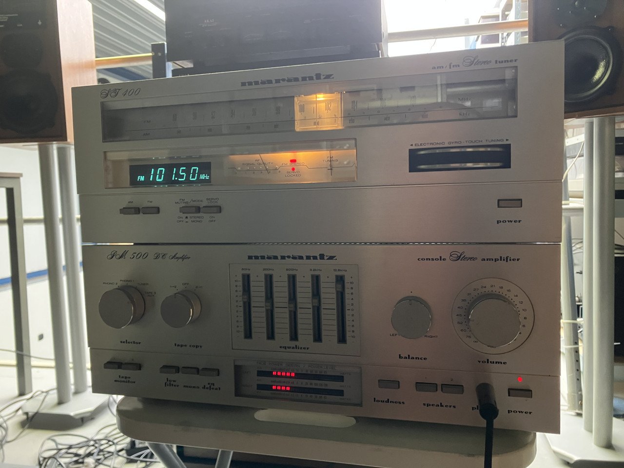 Marantz PM 500 DC vintage versterker  met equalizer geserviced en garantie