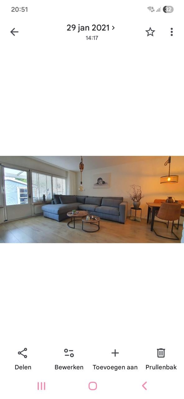 Nette hoekbank Sofie 3 zits + loungegedeelte