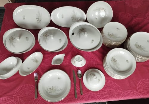 'Unique' porseleinen servies set