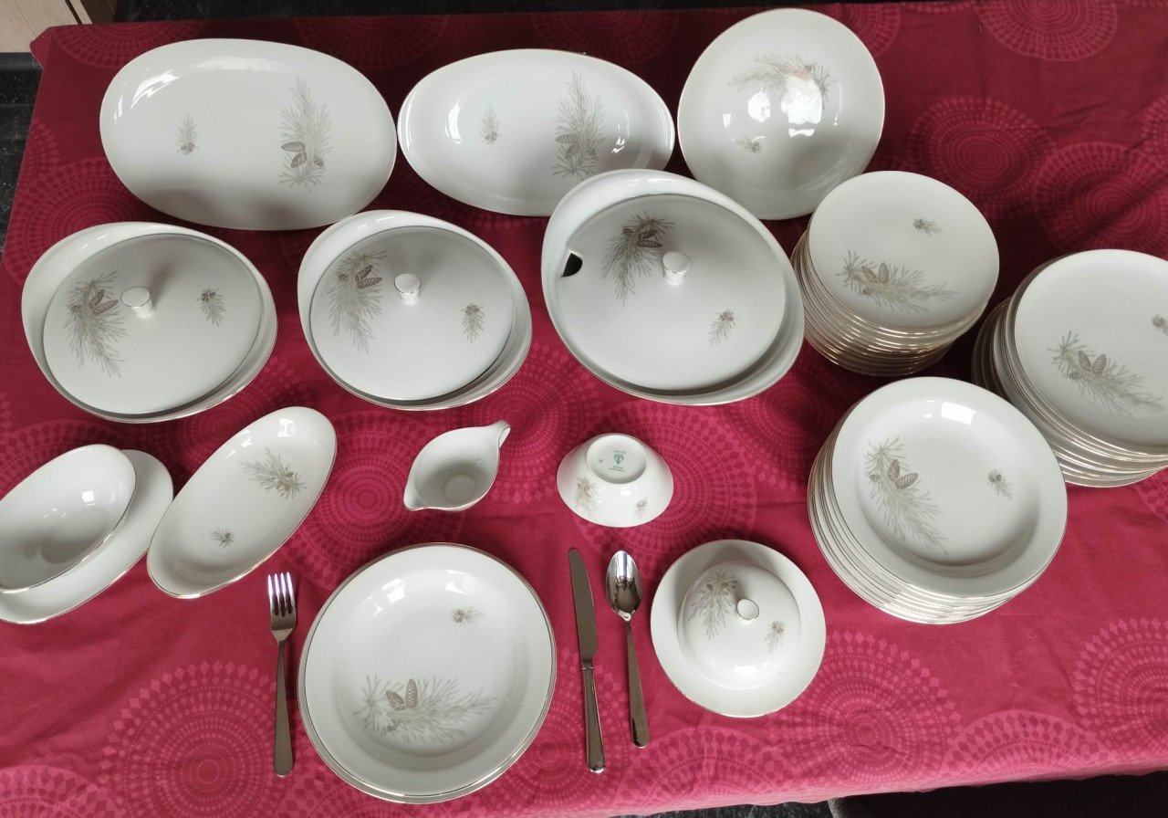 'Unique' porseleinen servies set