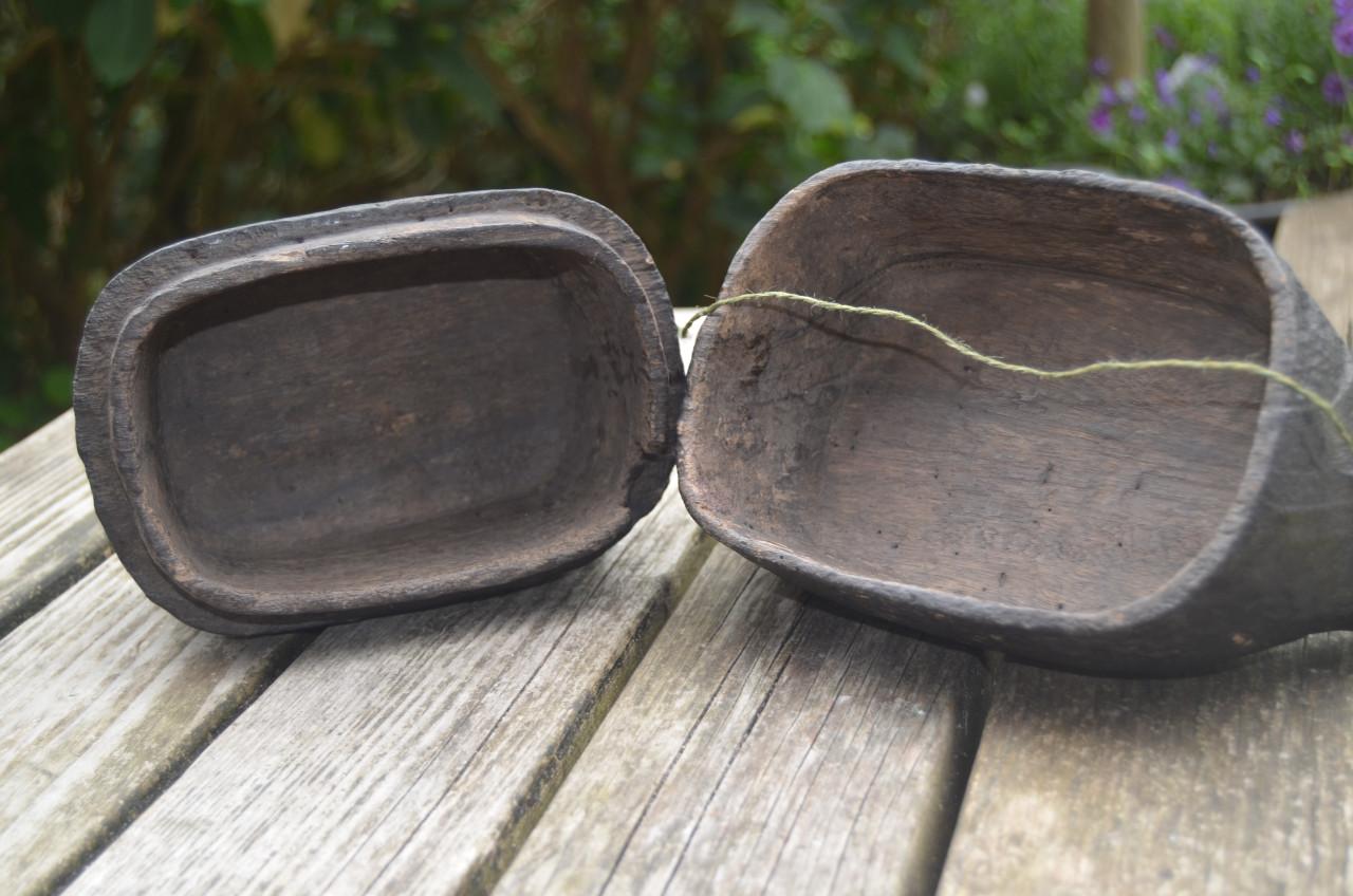 Houten tas Igorot volk Filipijnen ca. 1900