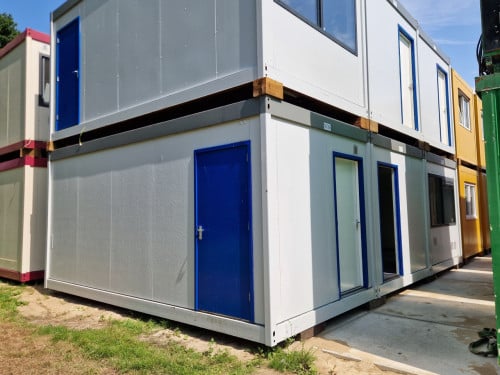 6x9 kantoorunit / woonunit / schaftkeet / bouwkeet