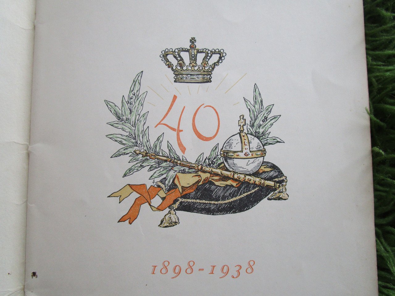 Het 40 jarig regeringsjubileum van Koningin Wilhelmina.