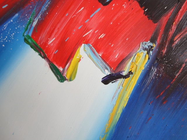 ...Free Abstract ...Acrylschilderij van Olivier