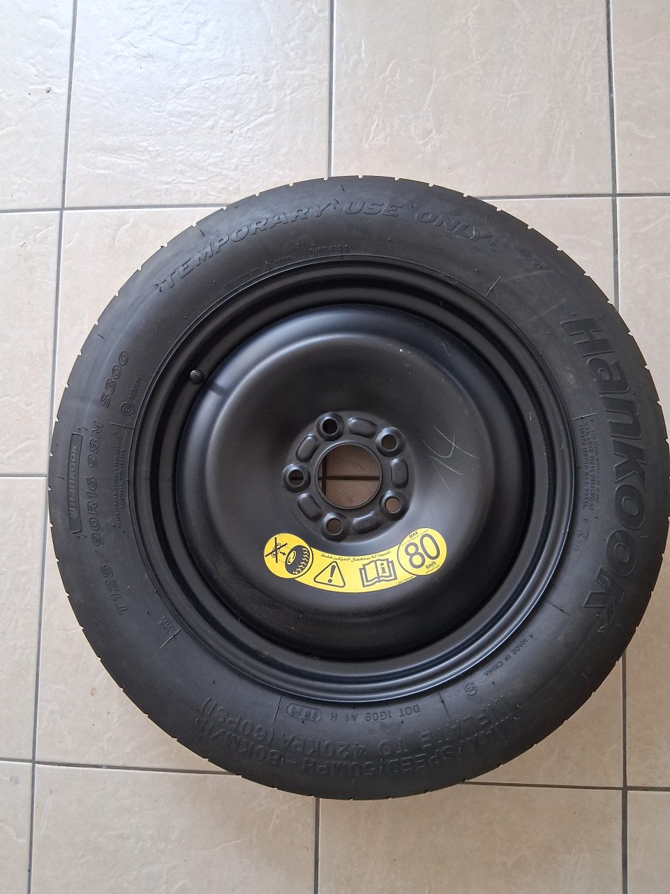 Reservewielset Ford of Volvo