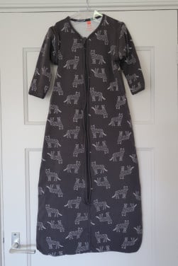 Slaapzak met afritsbare mouwen, maat 86/104, voor €4,00