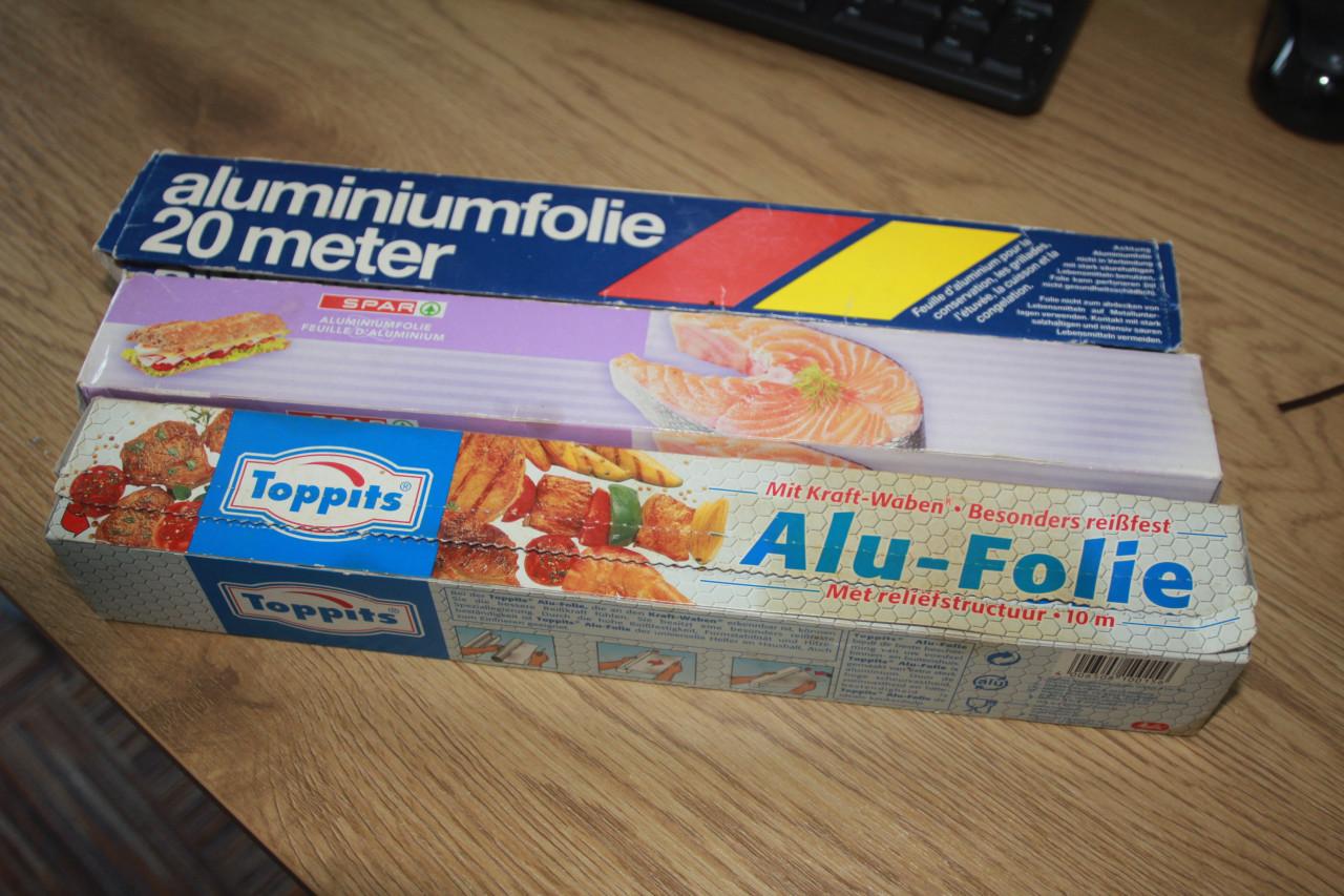 Aluminium folie..GERESERVEERD