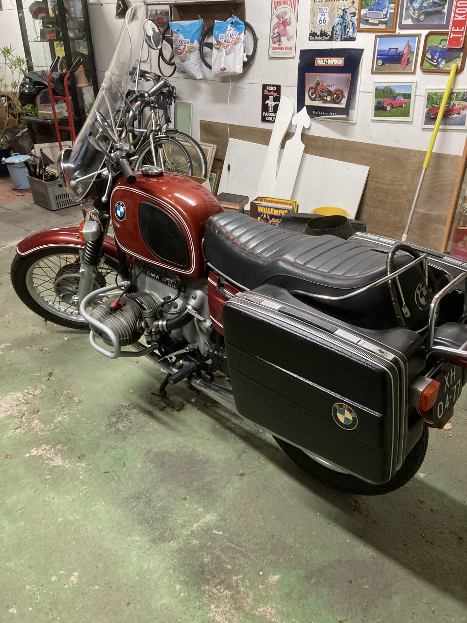 Oldtimer BMW motor 1974 R60/6