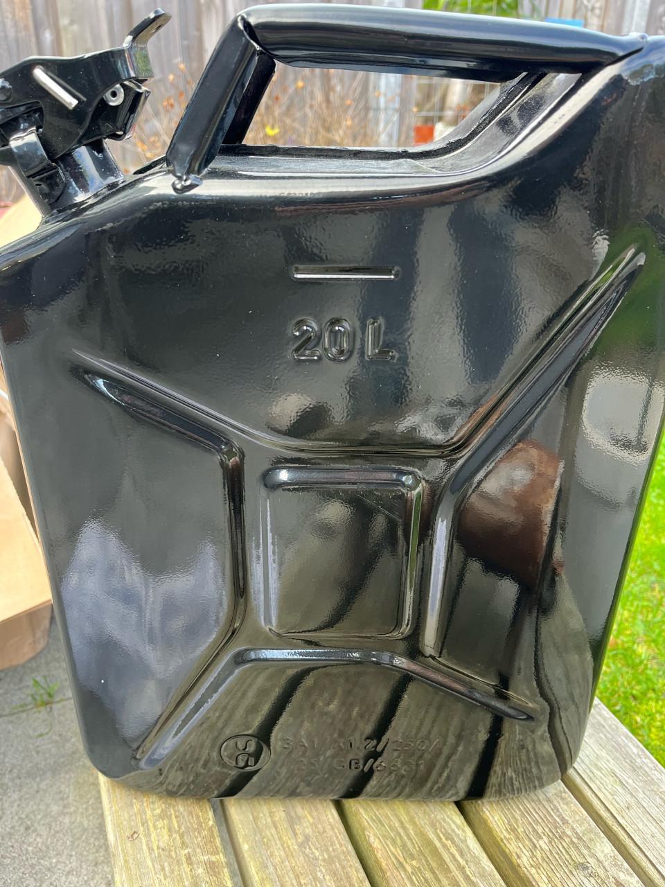 Jerrycan 20 liter staal