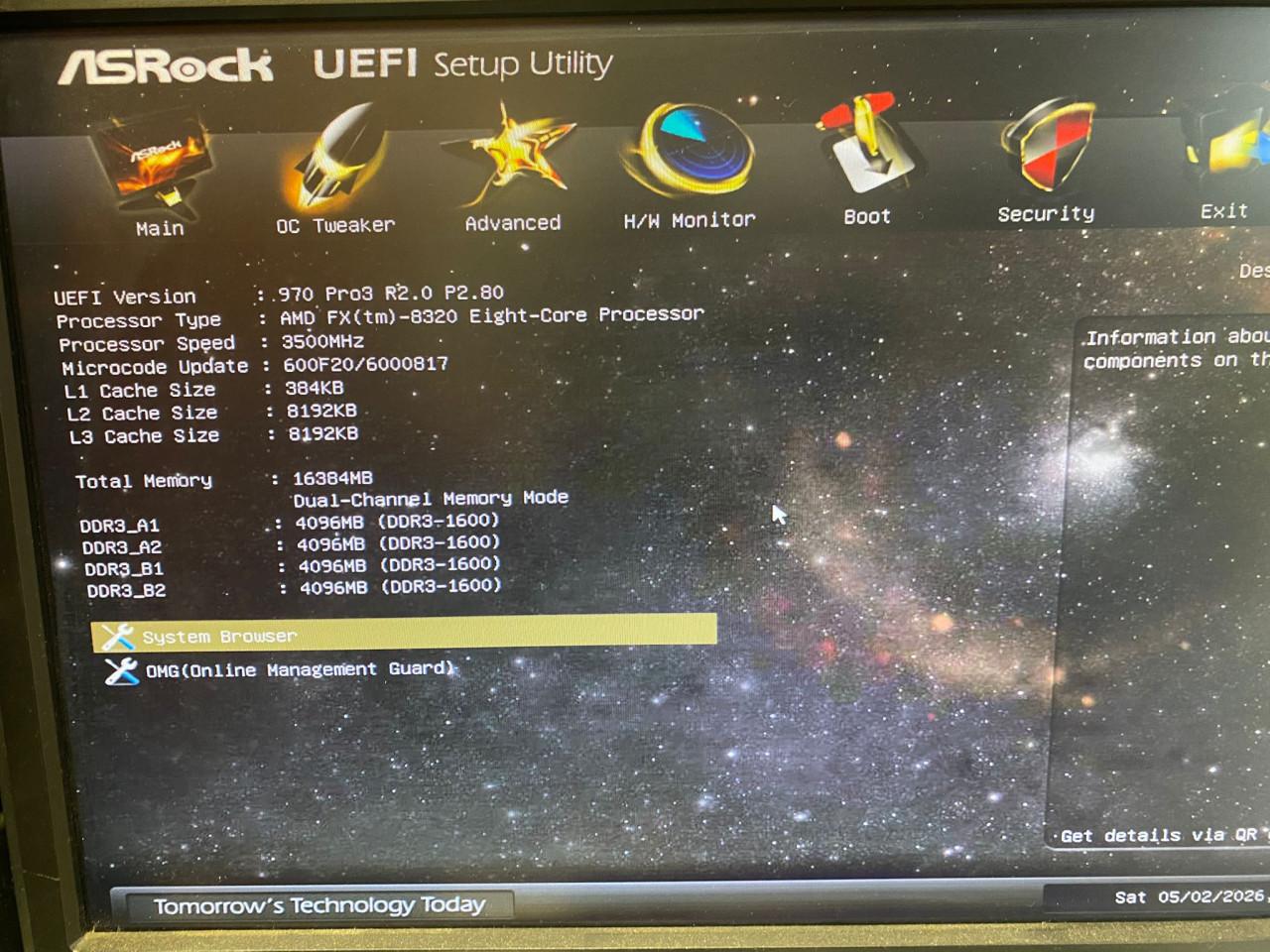 AMD FX8320 8-core PC met 16GB RAM, SSD en HDD