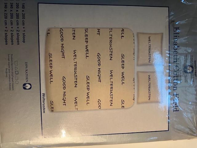 Twee persoons/ lits jumeaux dekbedhoes Nieuw in verpakking