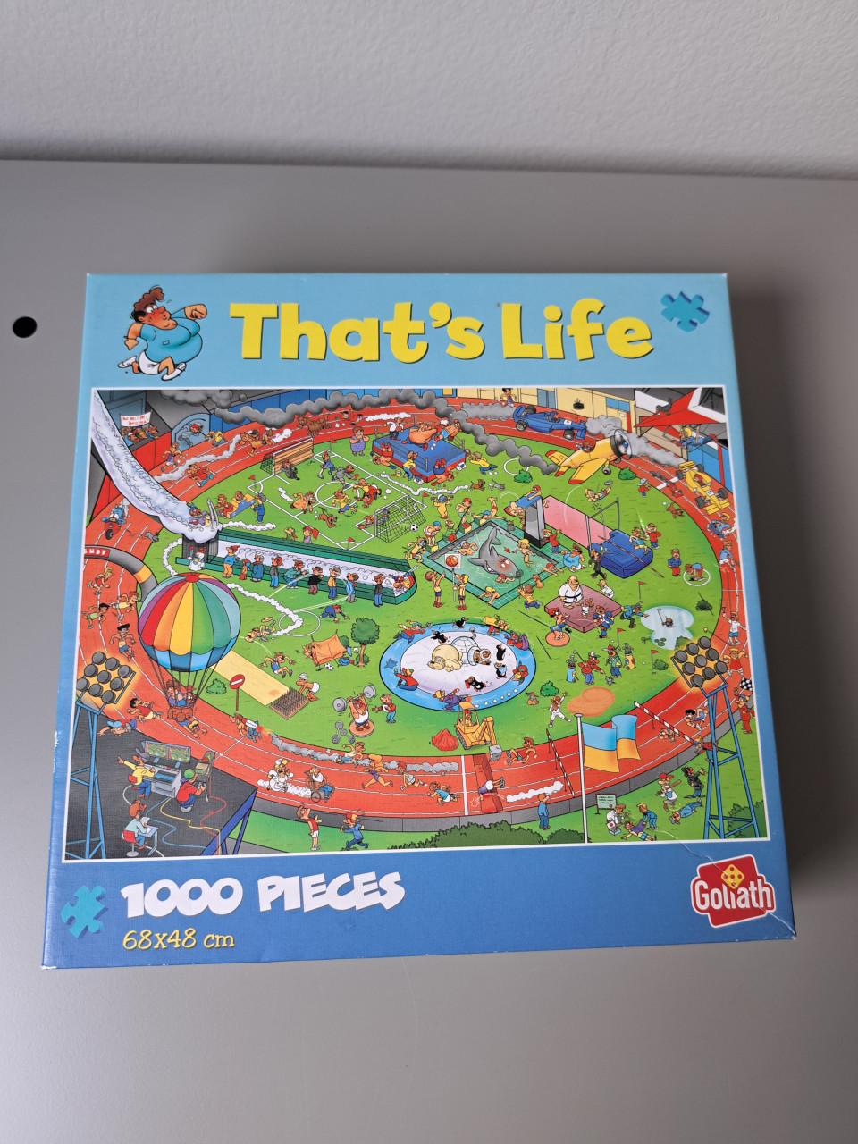 Legpuzzels van 1000 stukjes.
