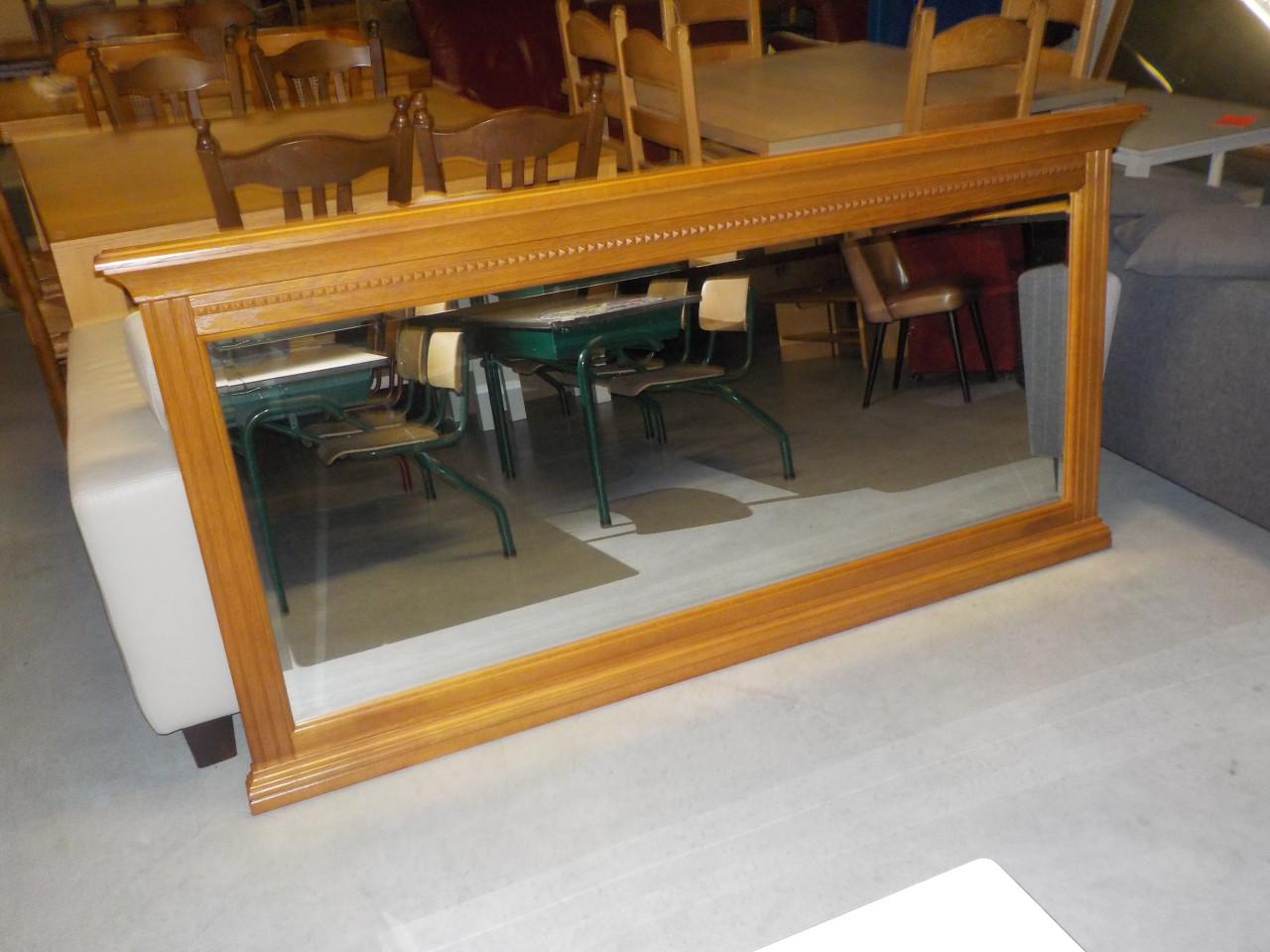 Mooie kwaliteit massief eiken spiegel in zeer goede staat Maat 200 x 100 cm