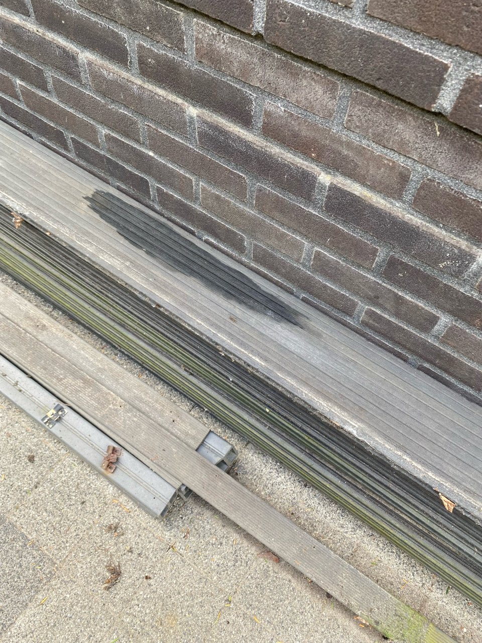 Vlonderplanken Antraciet kunststof