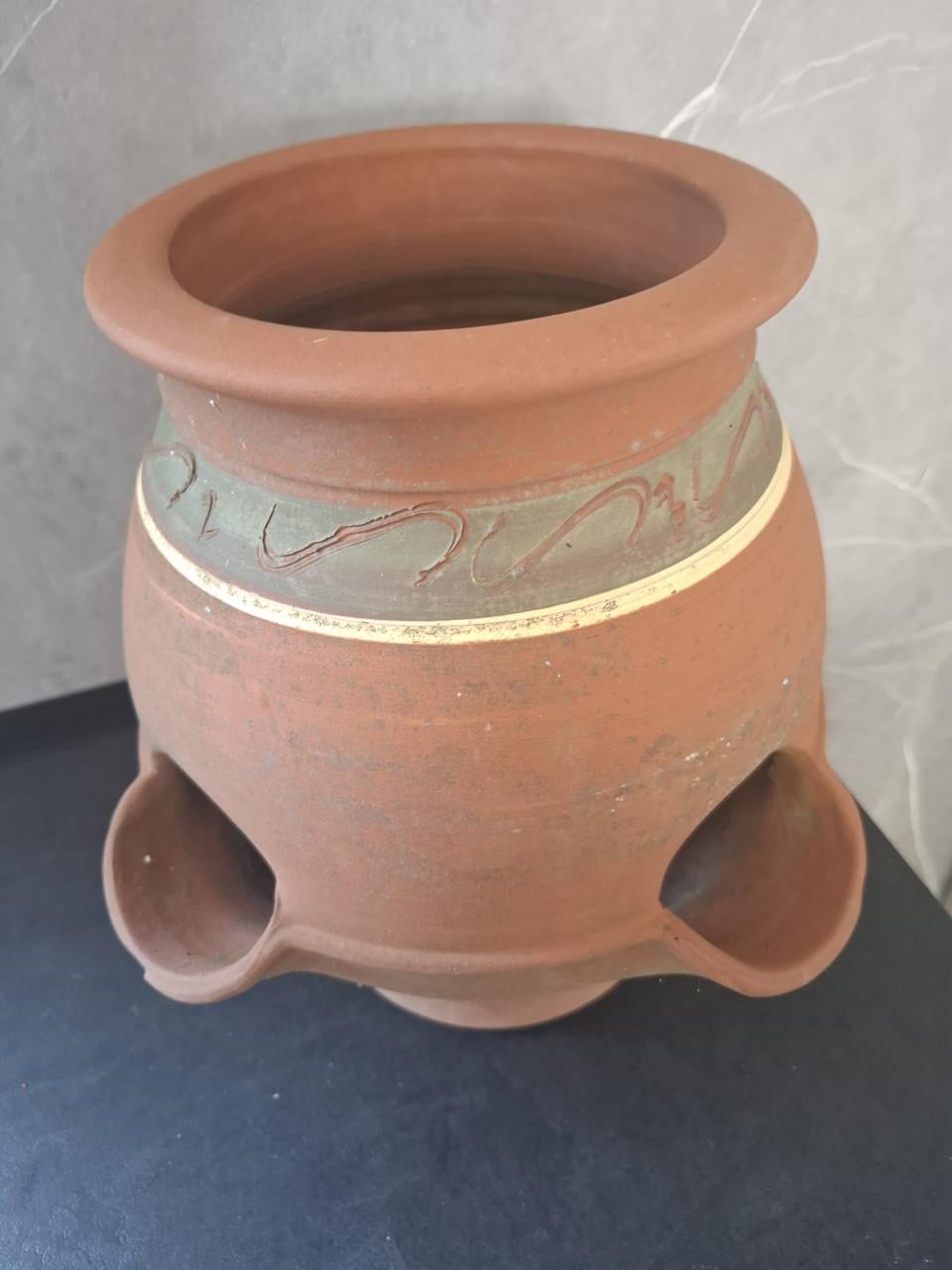 Terracotta aardbeienpot