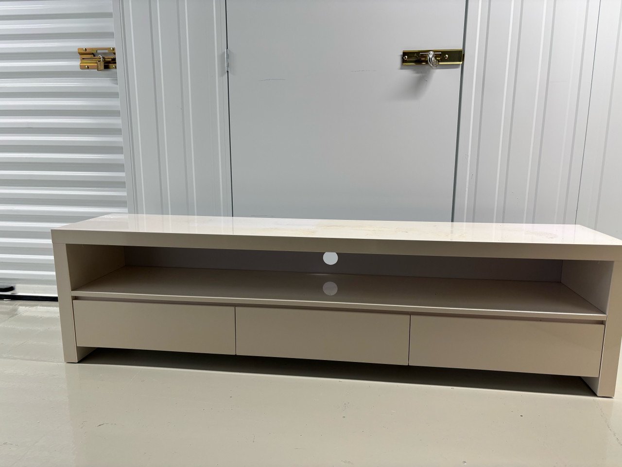 Salontafel - tv meubel - hoogglans wit