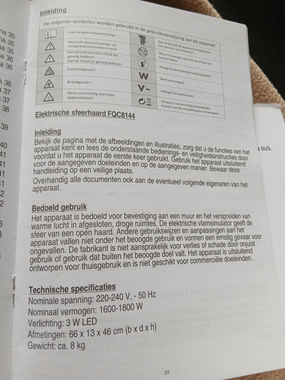 Electrische sfeerhaard