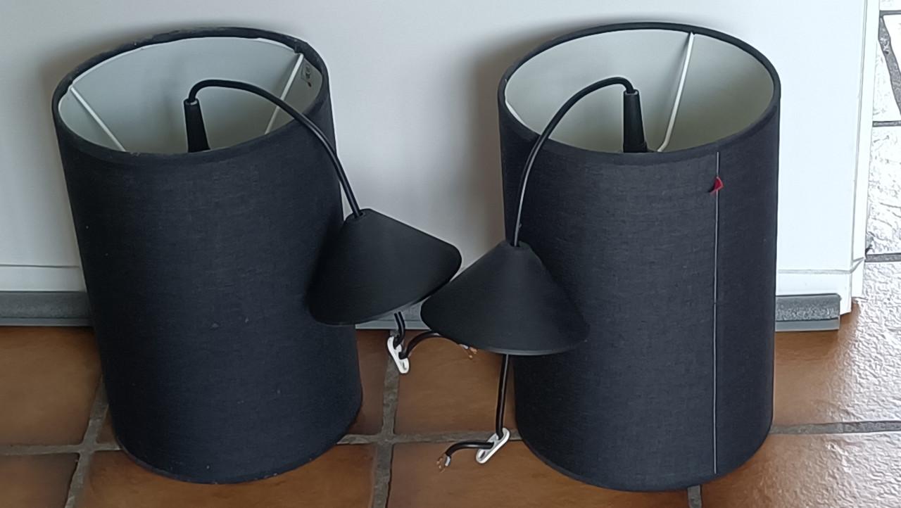 Hanglamp, cilinder vorm. 1+1 gratis.