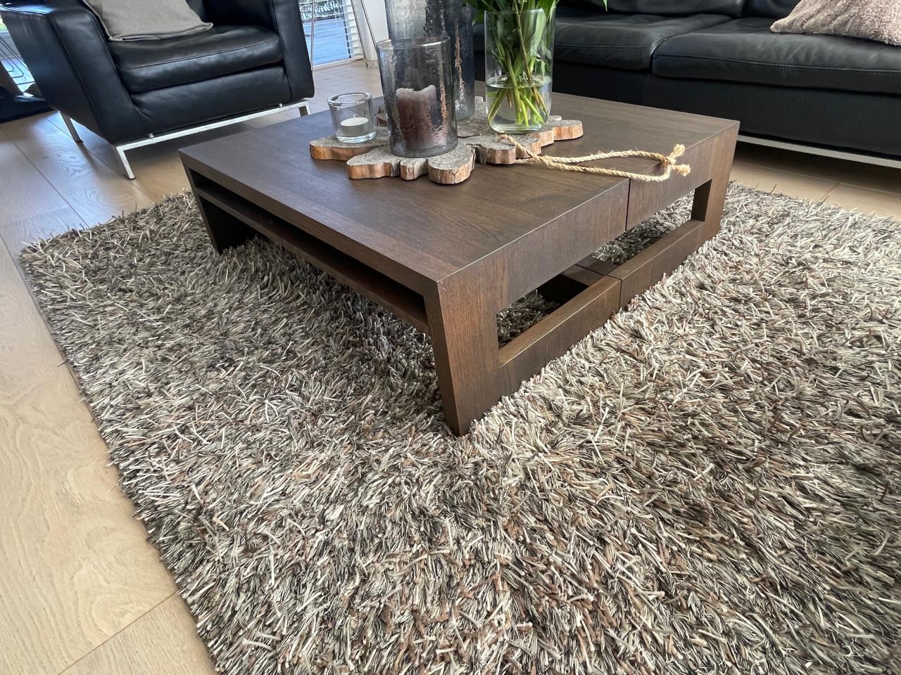 ODESI salontafel ‘Maas’ charcoal 90x90cm