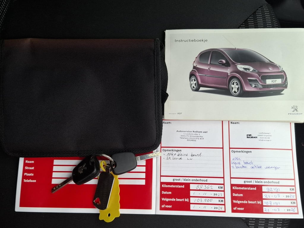 Peugeot 107 1.0i 12v active premium 5-drs airco/led