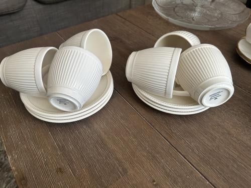 6 x kop en schotel Wedgwood Windsor