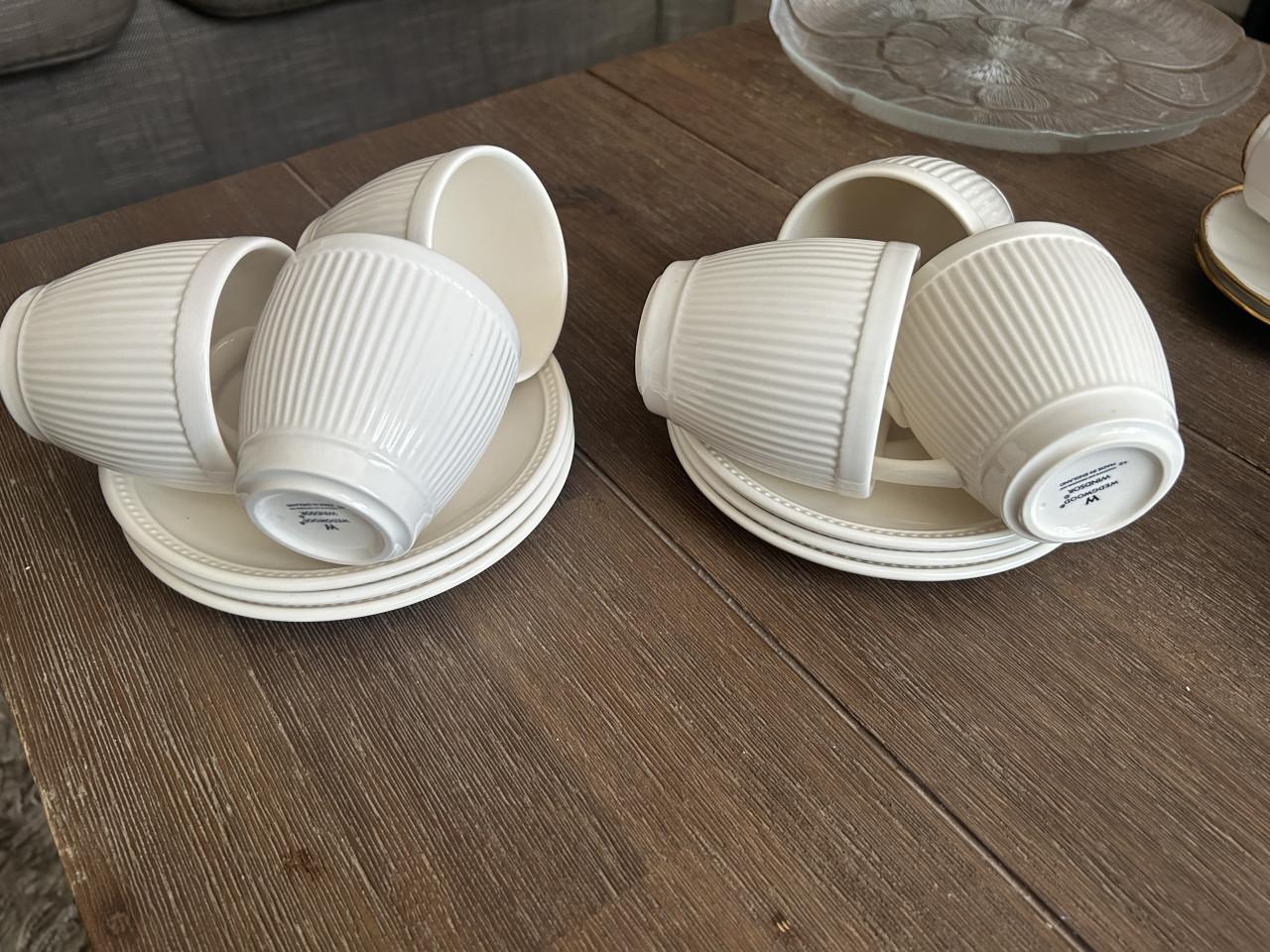 6 x kop en schotel Wedgwood Windsor