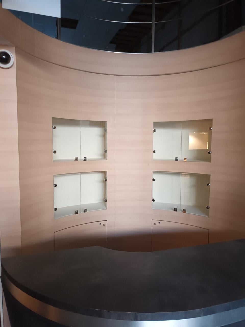 Winkel interiuur kasten met verlichting