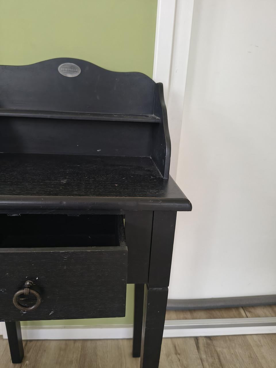 Prachtige zwarte haltafel halkast Riverdale hall table black