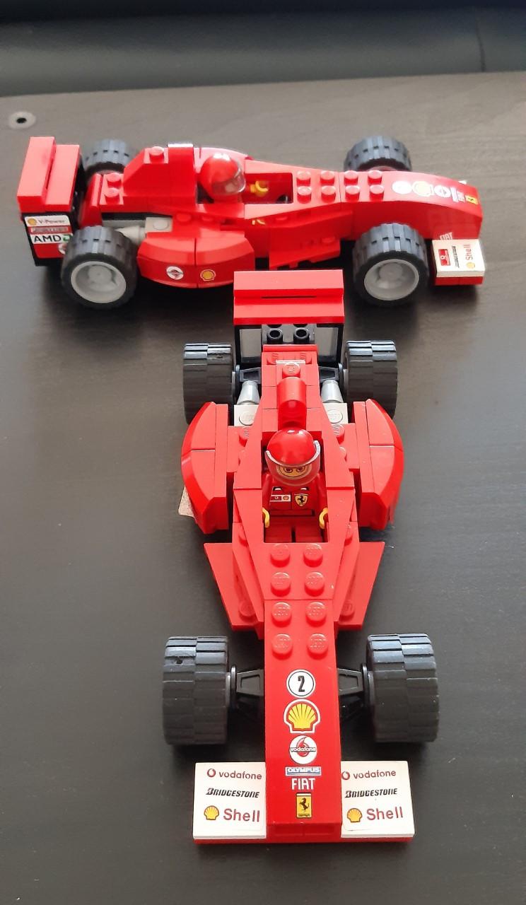 Lego Racers: 2 x Ferrari Racer , nummer 1 en 2