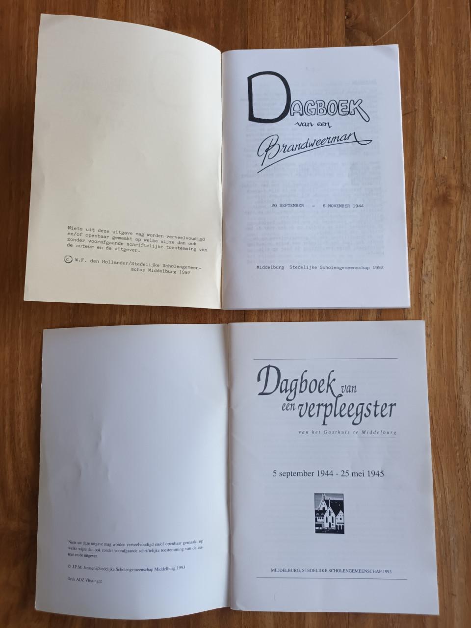 Dagboek van een brandweerman en van een verpleegster