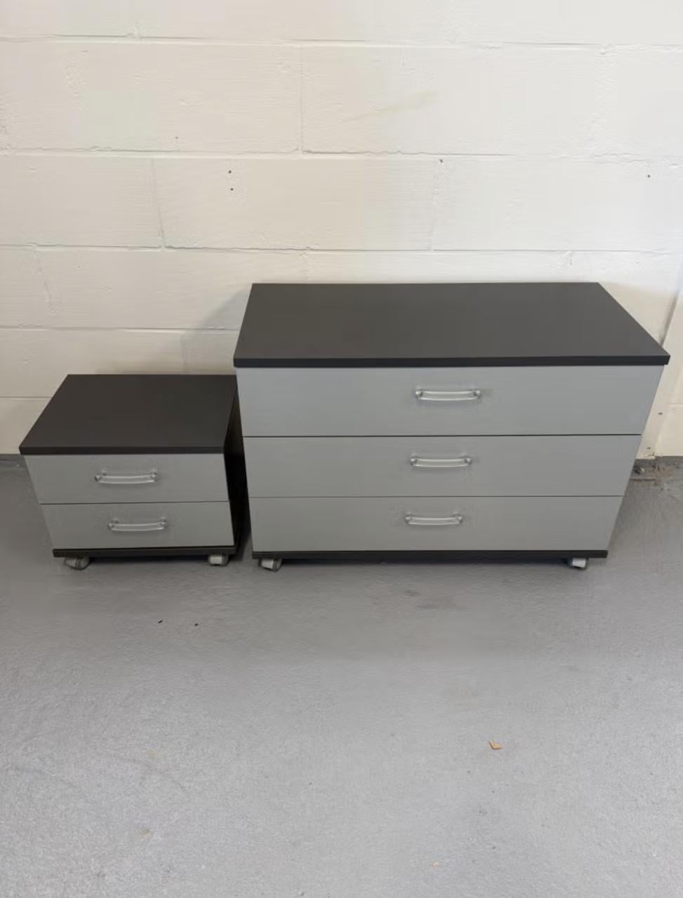 Complete slaapkamerset – bed 90x180 + 2 ladenkasten