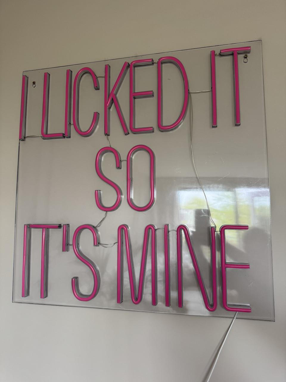 Neon lamp 60 x 60 cm
