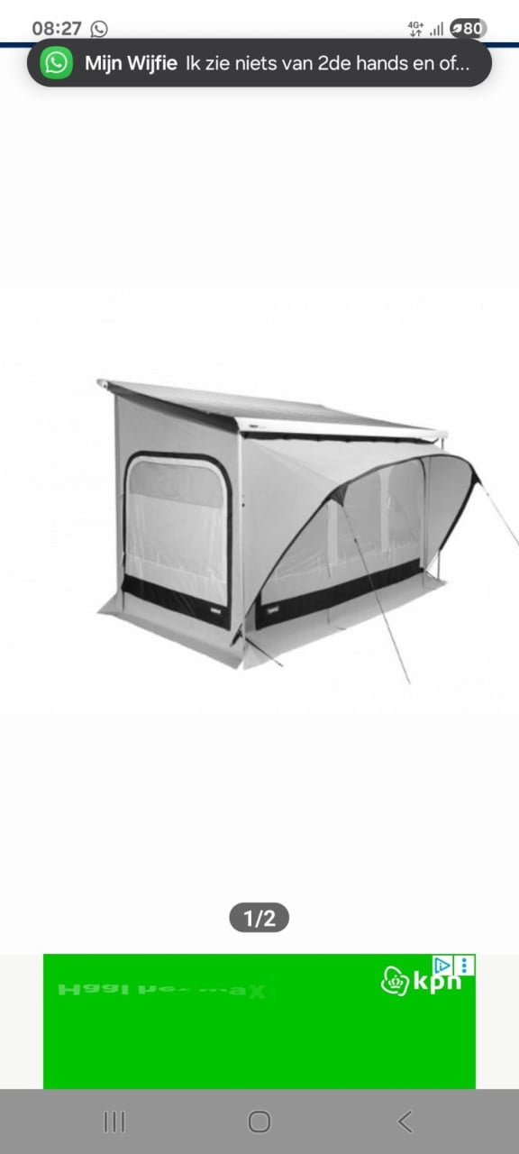 Luifel tent voor camper en caravan
