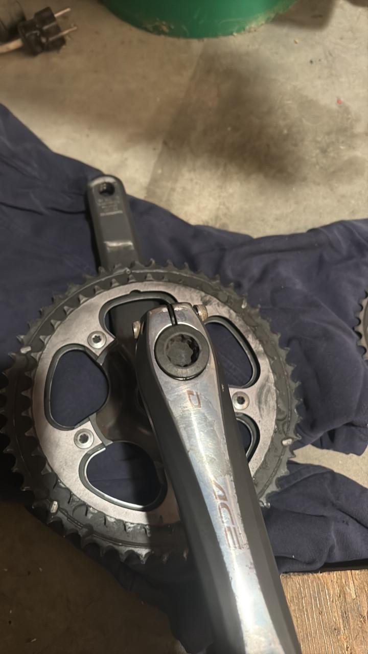 Crankstel Shimano 170 en 165 mm