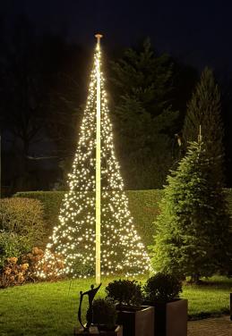 Fairybell 6 meter 1200 leds Vlaggenmast Kerstverlichting