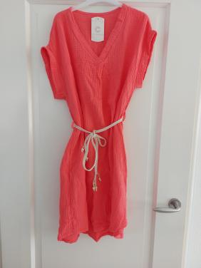 Jurk koraal rood