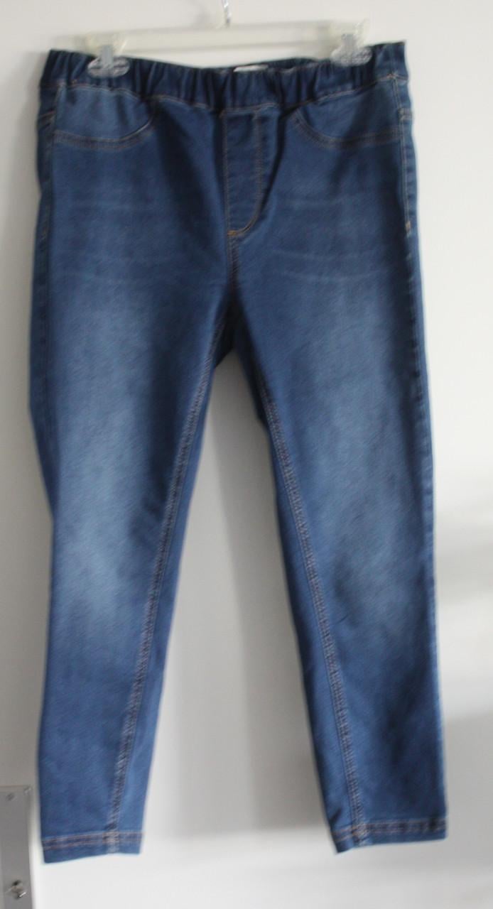 Blauwe spijkerbroek met strech taille  maat 40