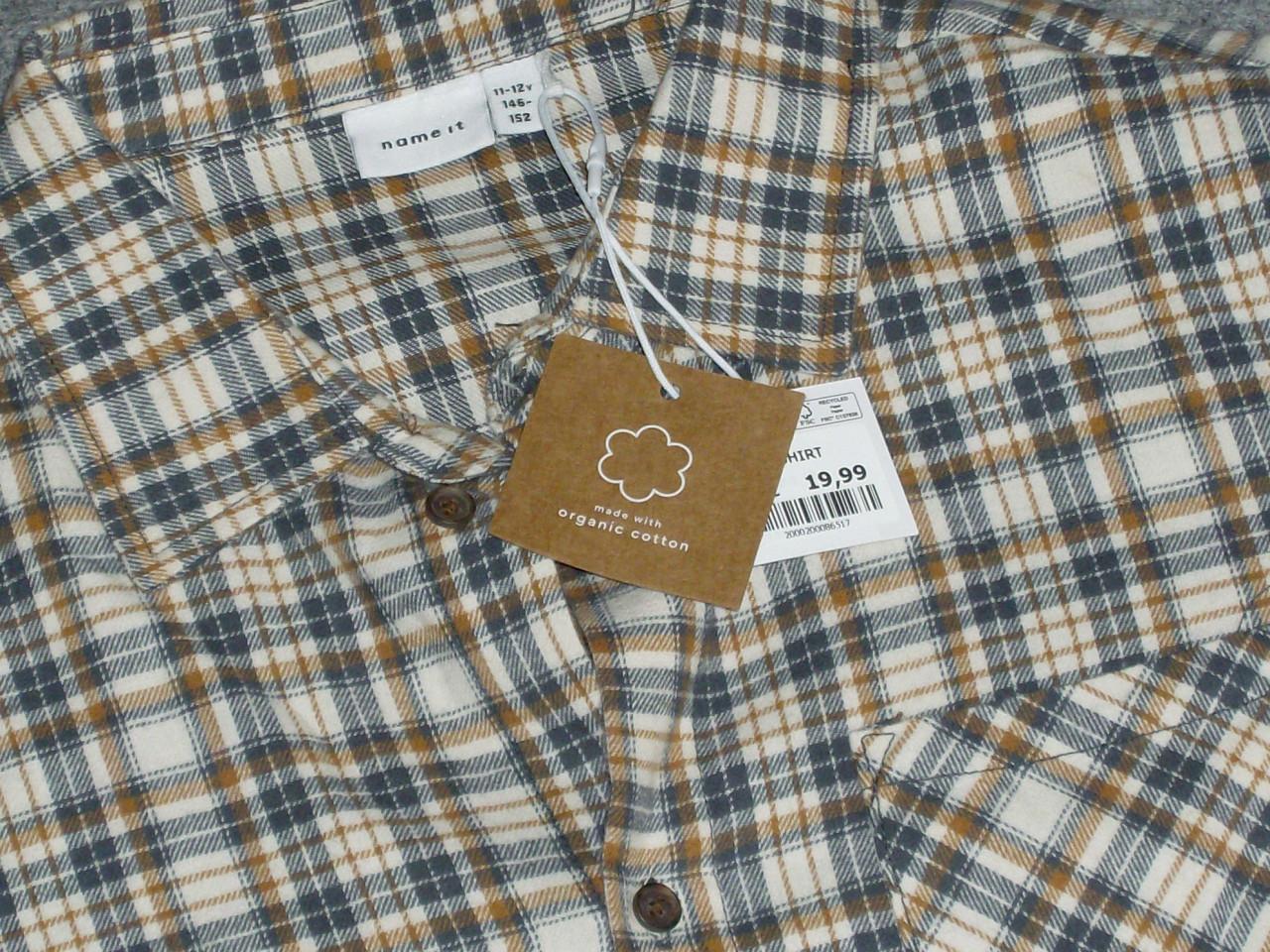 Houthakkersblouse Name it, 146-152. Nieuw!