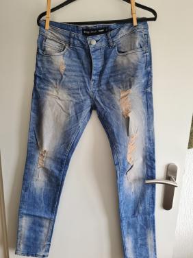 Mooie blauwe skinny jeans van Denim Co. in maat W32/L32.
