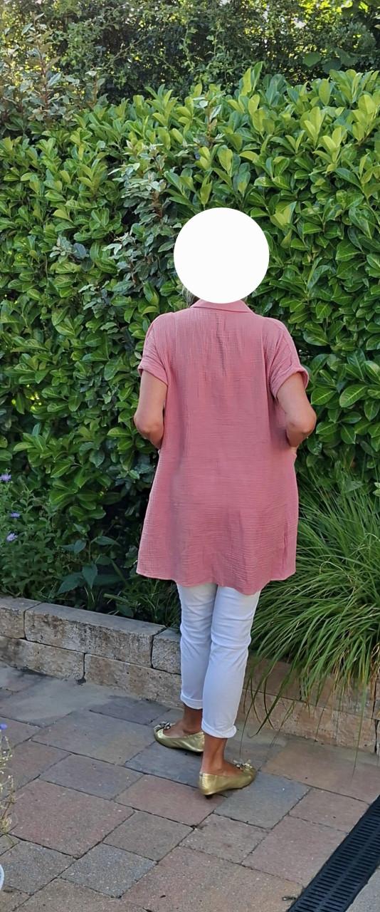 Roze tuniekblouse