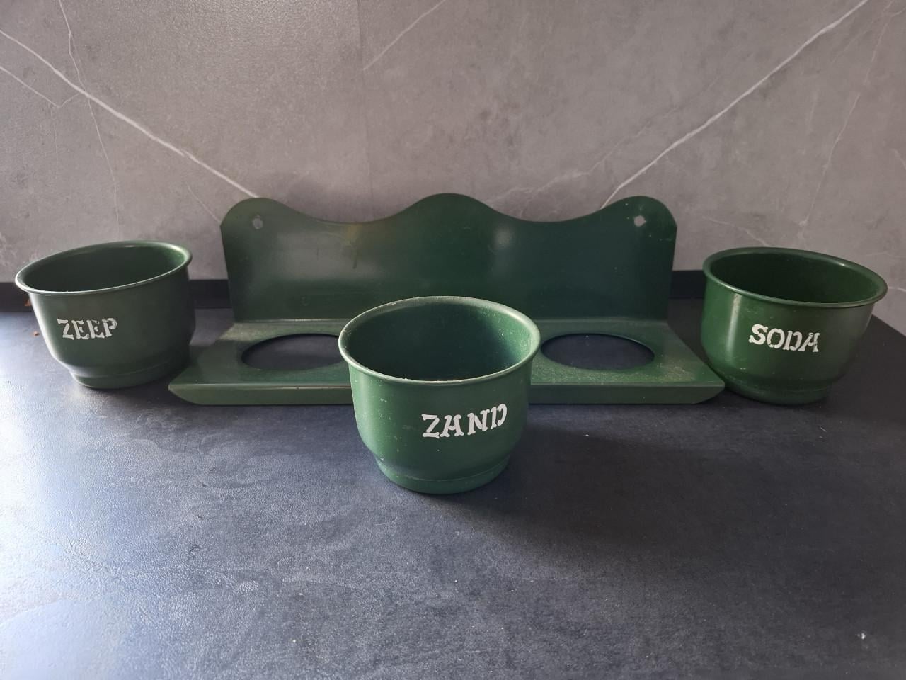 Emaille zeep soda en zand