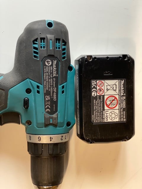 Makita 18v boormachine als nieuw