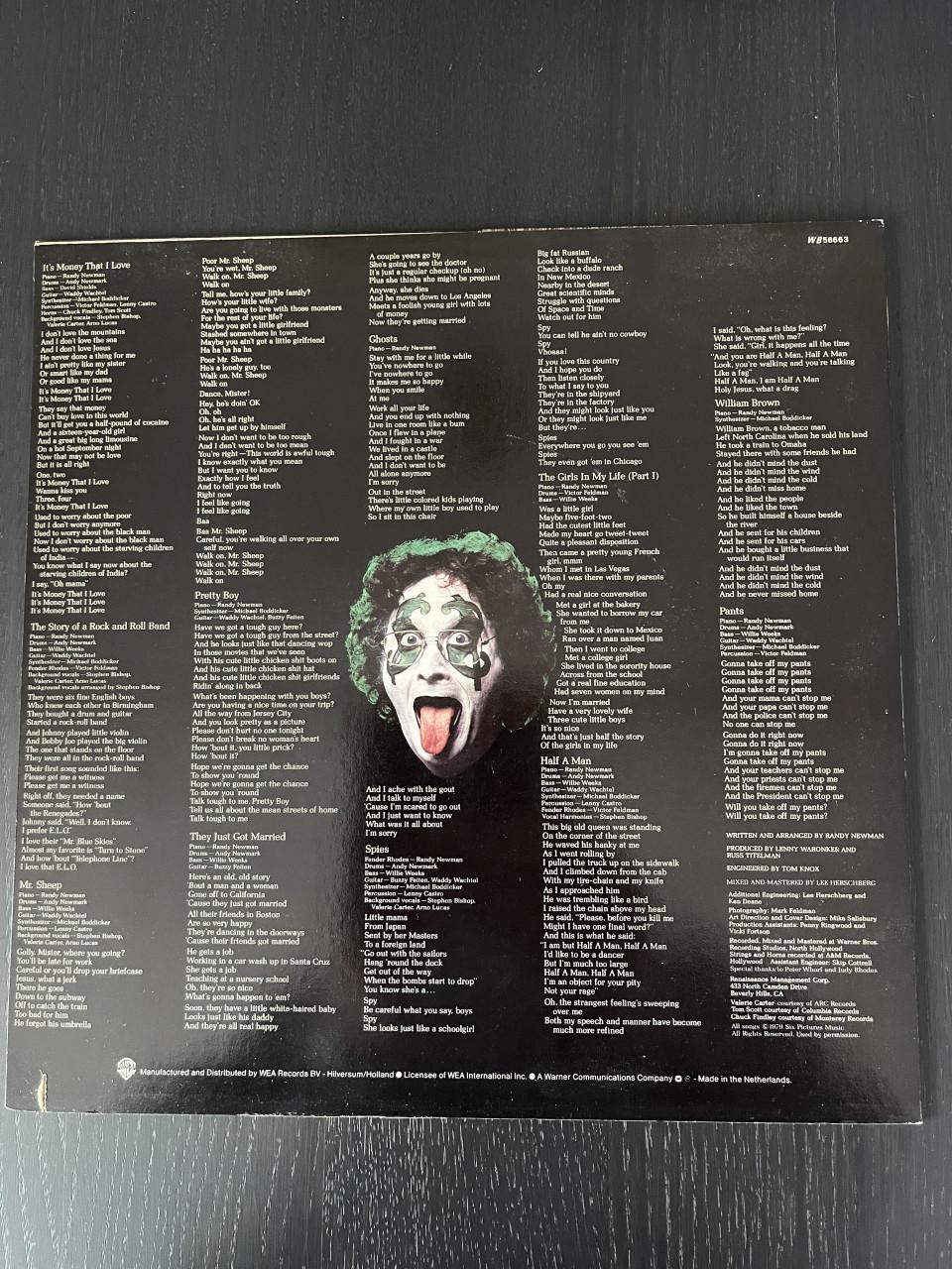 LP Randy Newman, titel 'Born Again'